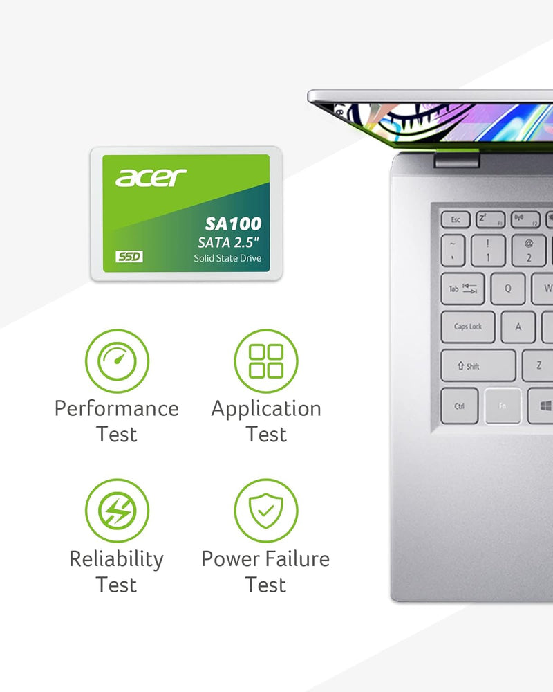 1920 GB Acer SA100 SATA lll SSD 2.5" for Desktops , Laptops, and other use New Sealed