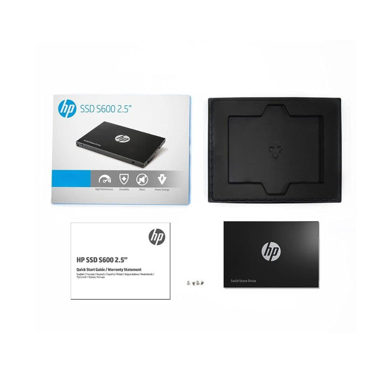 HP S650 960 GB 2.5 Inch SATA III PC SSD Internal Solid State Hard Drive - 6 Gb/s, 3D NAND, Up to 540 MB/s for Laptop and Desktop New