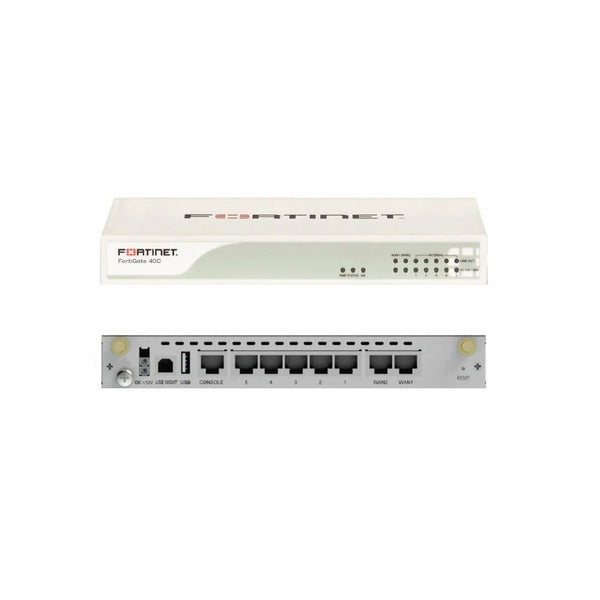 Fortinet FortiGate 40C - Security Appliance - GigE New Renewed