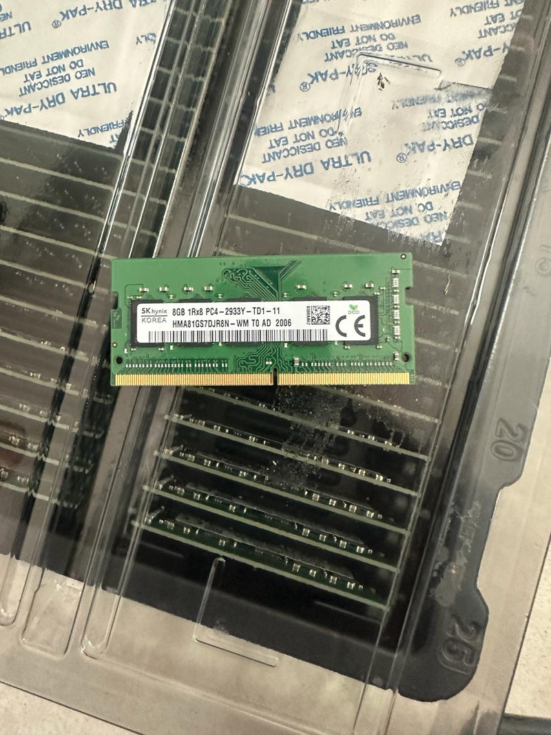 Módulo de marcas principales de memoria para ordenador portátil de 8GB/DDR3 SODIMM, único, usado y probado