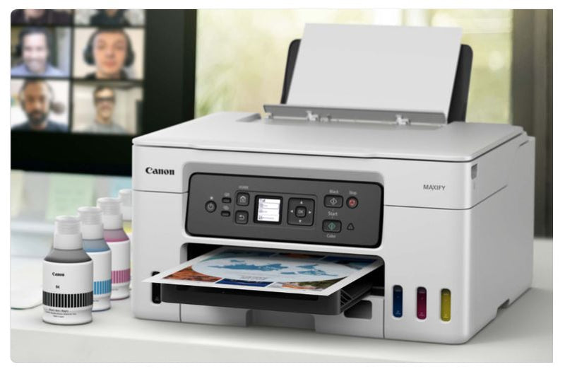 3-in-1 Wireless MAXIFY GX3010 (print, copy, and scan) expands the Canon MegaTank Printer