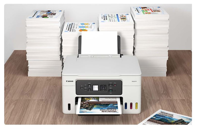 3-in-1 Wireless MAXIFY GX3010 (print, copy, and scan) expands the Canon MegaTank Printer