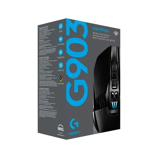 Logitech G903 LIGHTSPEED Gaming Mouse with POWERPLAY Wireless Charging Compatibility